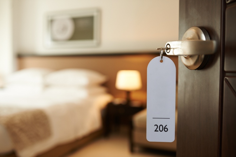 Hotel door